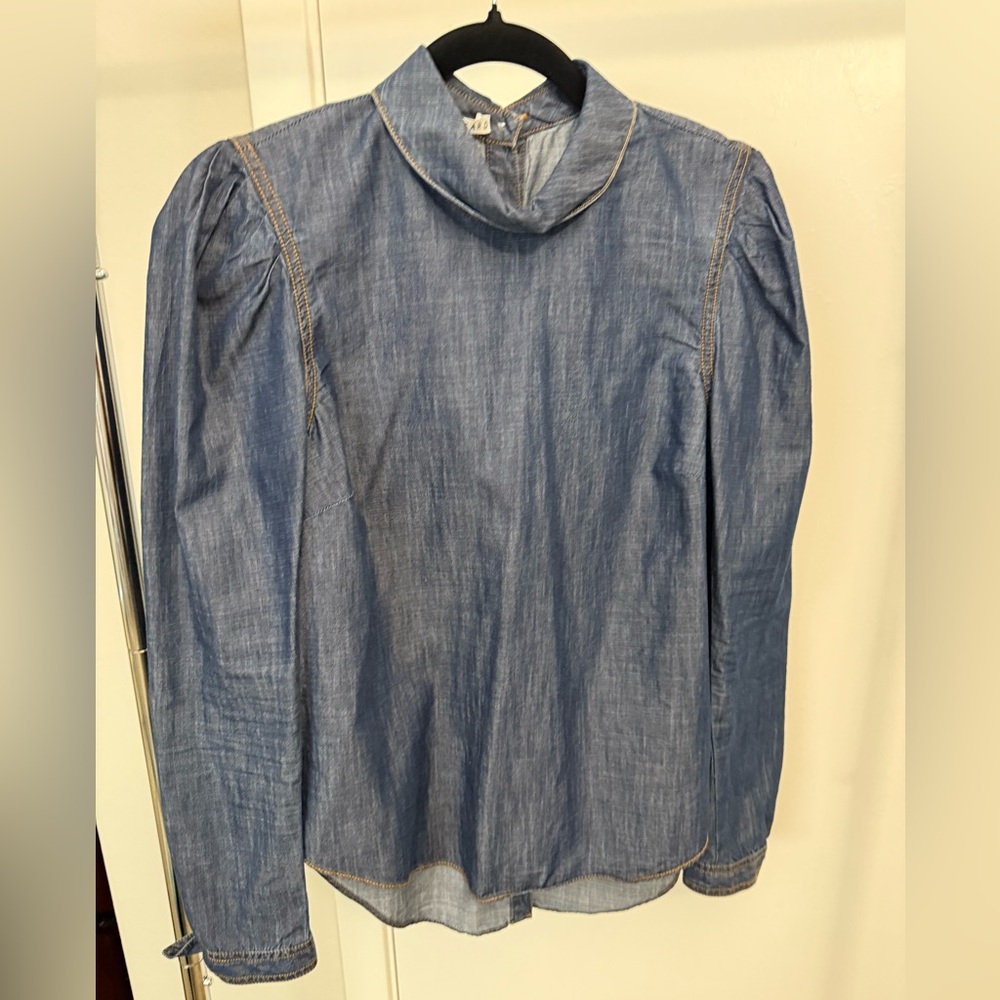 Veronica Beard Indigo Denim Top